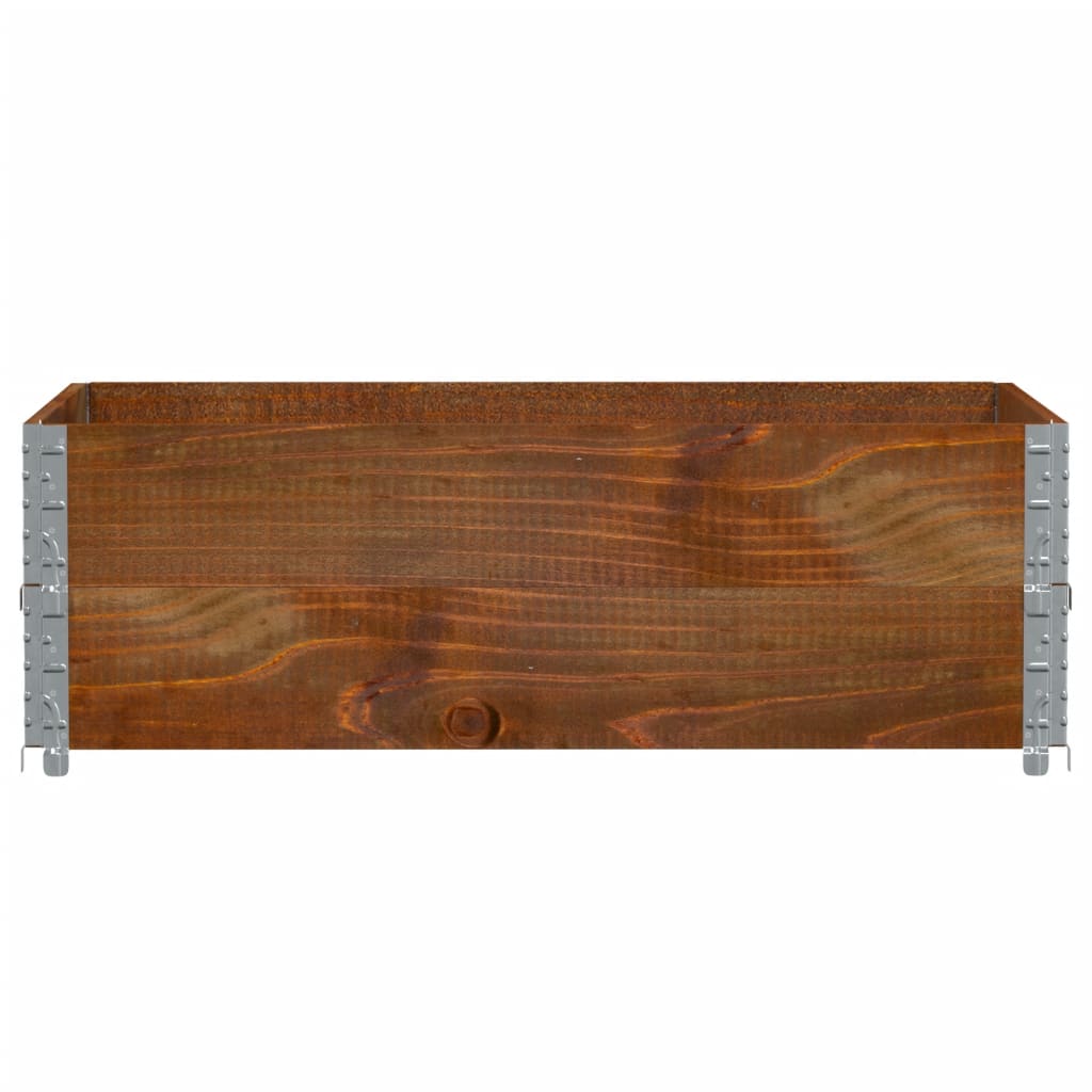 Vidaxx Pflanzgefäß 120x80 cm massives Kiefernholz braun