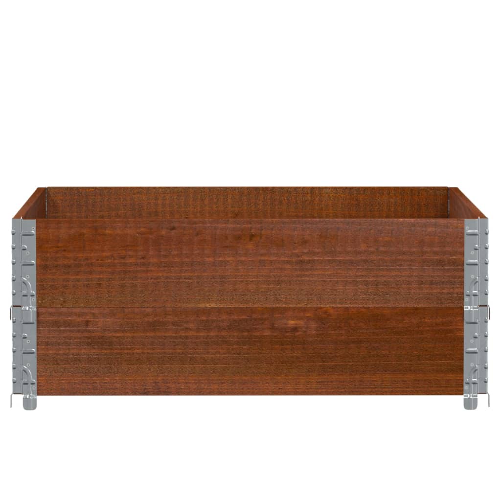 Vidaxx Pflanzgefäß 100x100 cm massives Kiefernholz braun