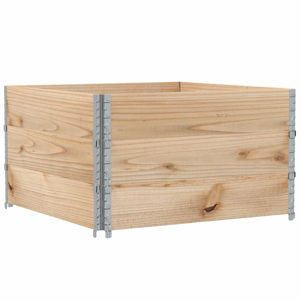 VidaXL Pflanzgefäß 100x100 cm aus massivem Kiefernholz