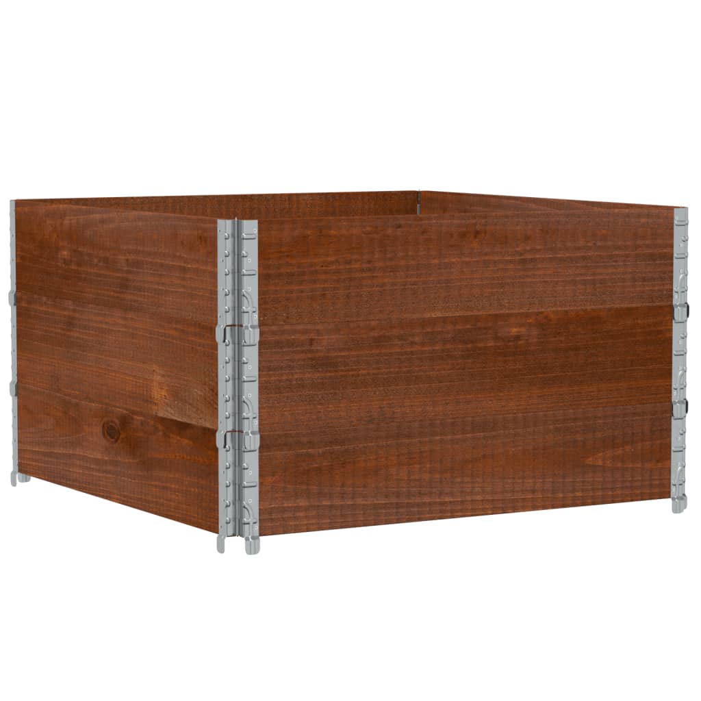VidaXL Pflanzgefäß 100x100 cm massives Kiefernholz braun