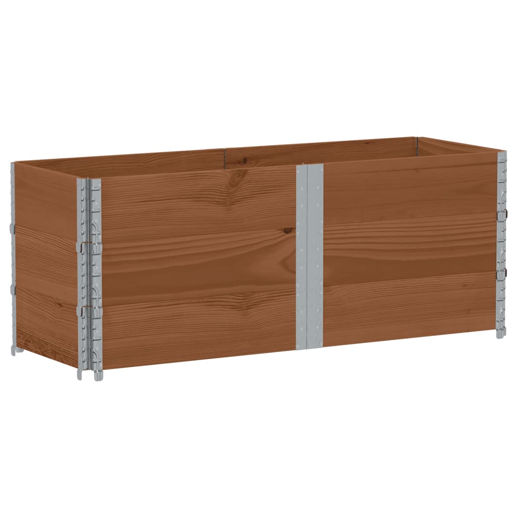 VidaXL Pflanzgefäß 150x50 cm massives Kiefernholz braun