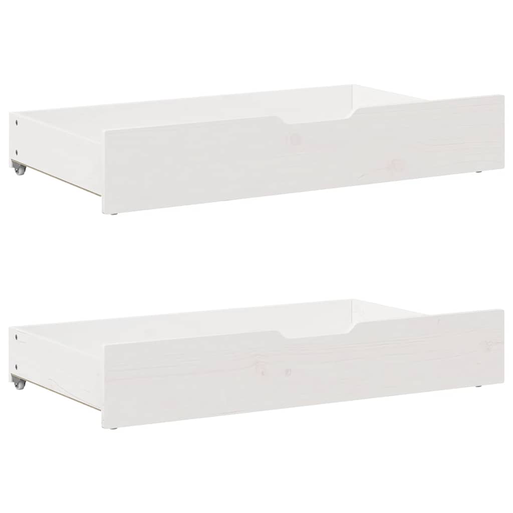 Vidaxx Bettschubladen 2 Stk. 95x55x17 cm massives Kiefernholz