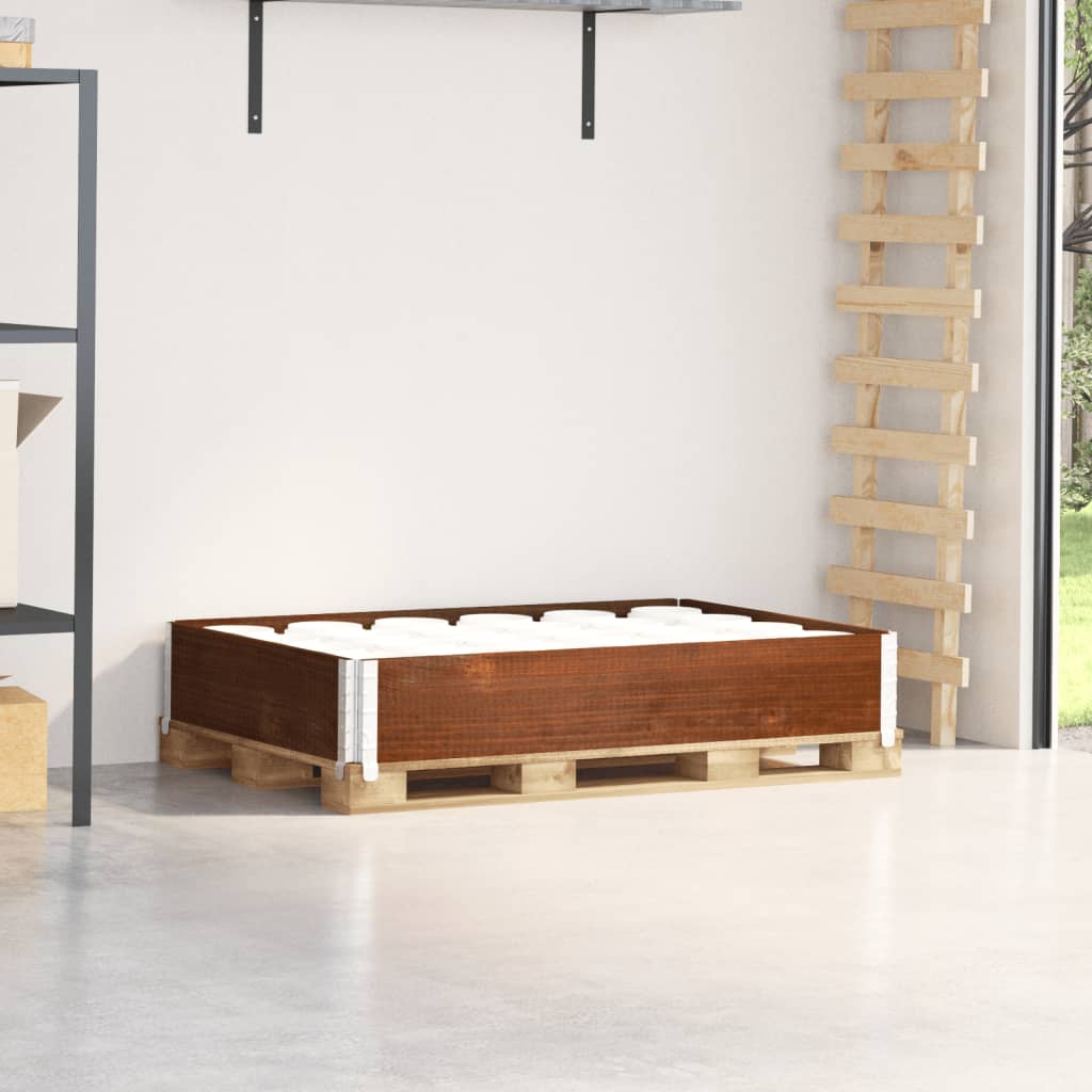 Vidaxx Palettenoberkante 120x80 cm massives Kiefernholz braun