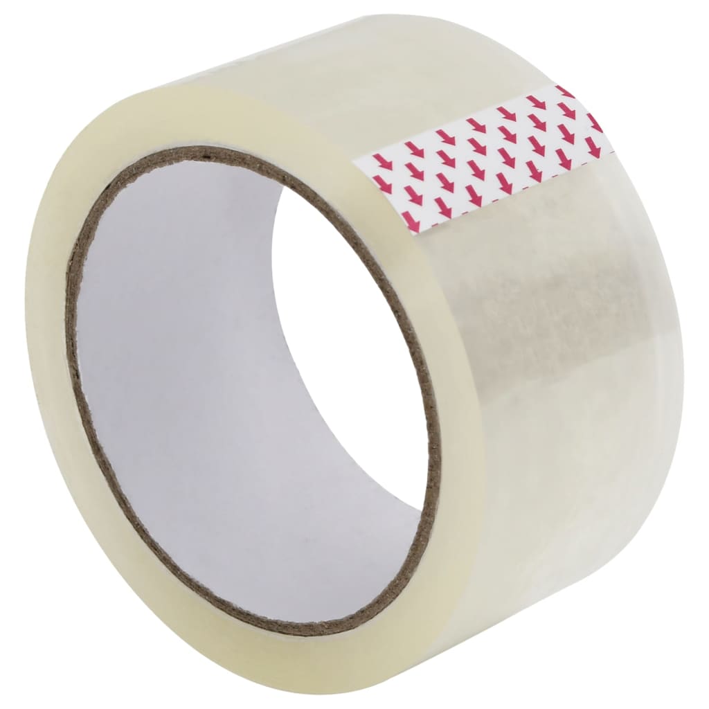 VidaXL Verpackungsbänder 12 Stück 48 mm x 66 m transparent