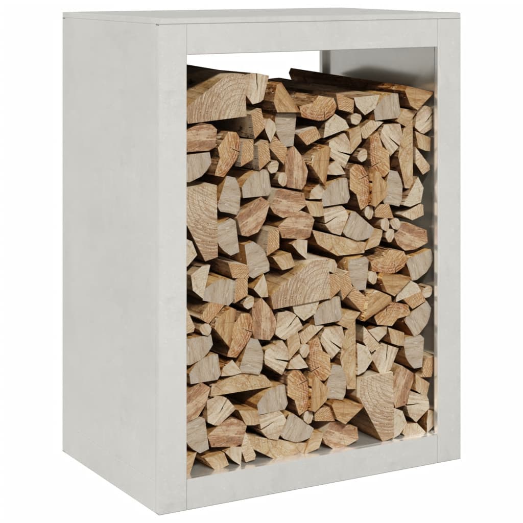 Vidaxx Kaminholzregal 60x40x80 cm Edelstahl