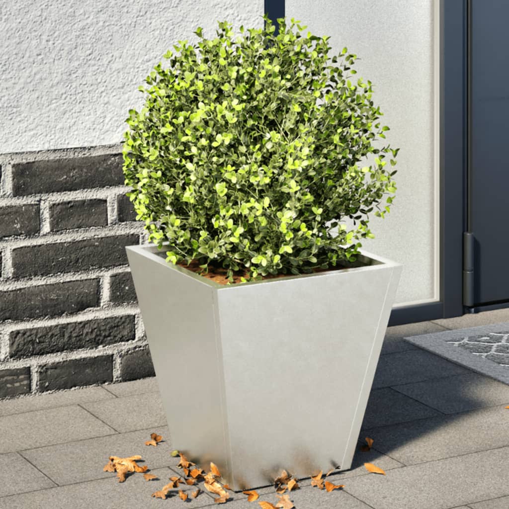 Vidaxx Pflanzgefäße 2 Stück 30x30x30 cm Edelstahl