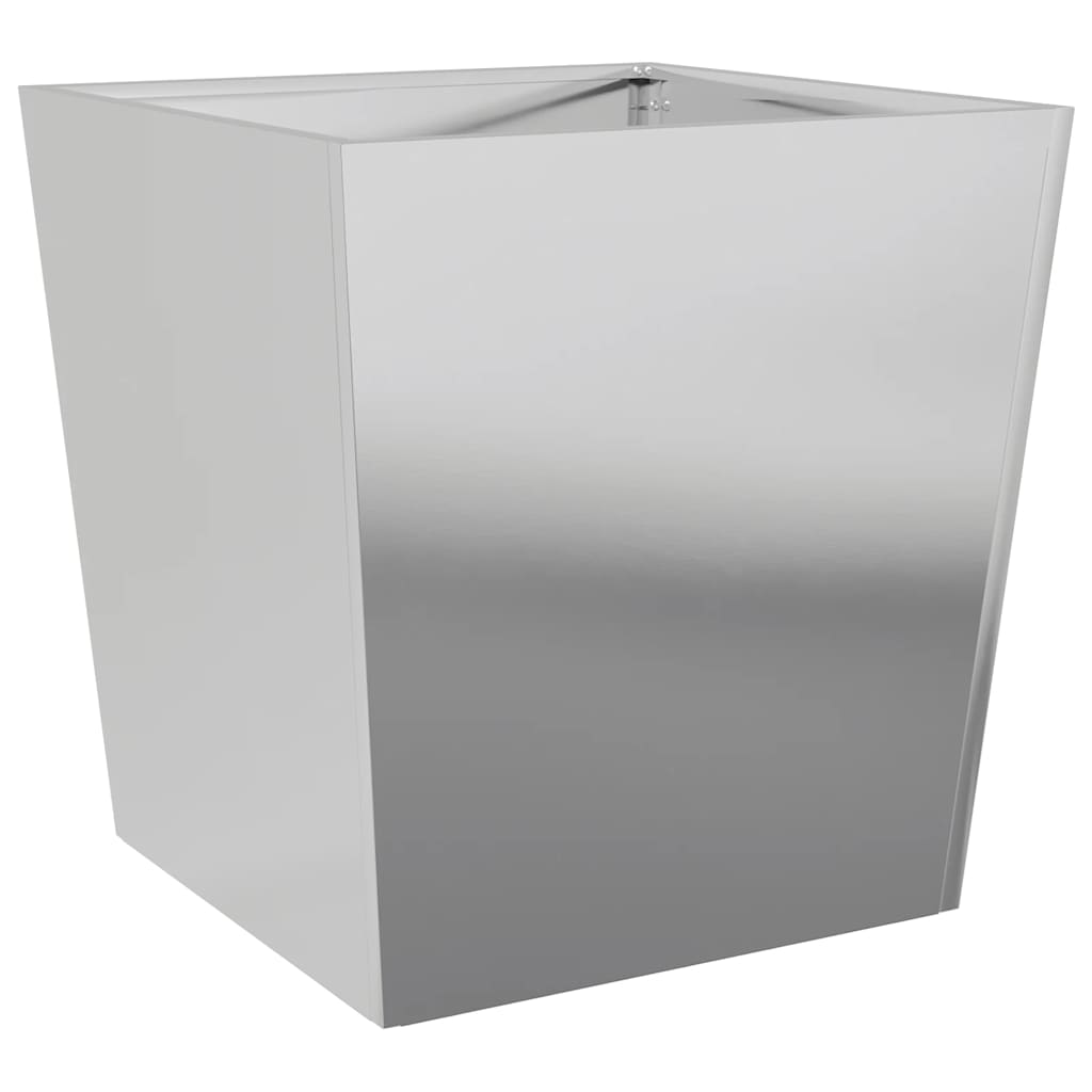 Vidaxx Pflanzgefäß 50x50x50 cm aus verzinktem Stahl
