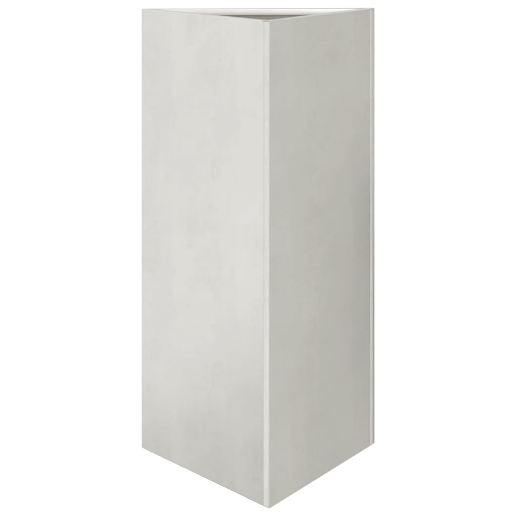 Vidaxx Pflanzgefäß Dreieck 40x34,5x70 cm Edelstahl
