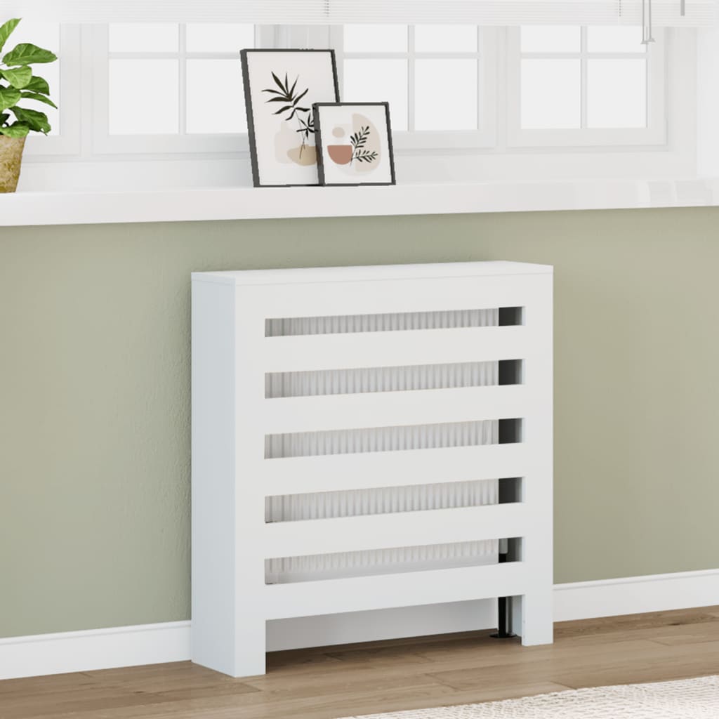 Vidaxx Heizkörperverkleidung 78x20x82 cm Holzwerkstoff weiß