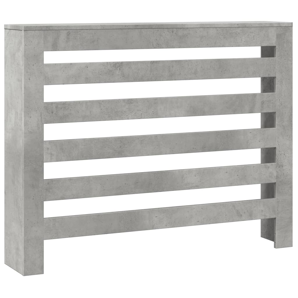 Vidaxx Heizkörperverkleidung 104x20x82 cm Holzwerkstoff Betongrau