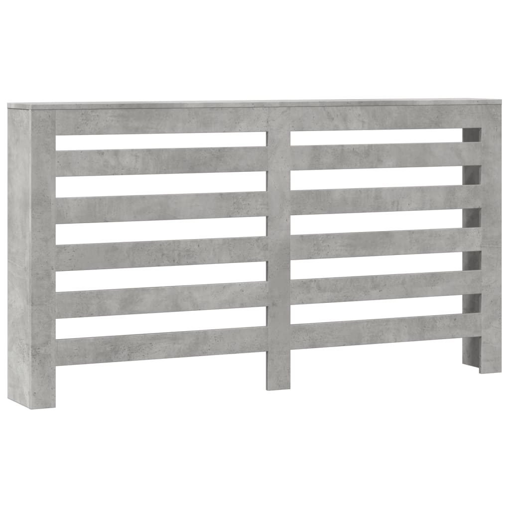 Vidaxx Heizkörperverkleidung 149x20x82 cm Holzwerkstoff Betongrau