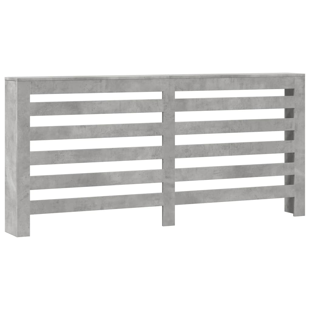 Vidaxx Heizkörperverkleidung 175x20x82 cm Holzwerkstoff Betongrau