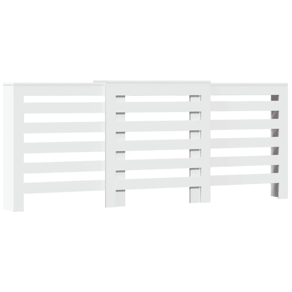 Vidaxx Heizkörperverkleidung 205x21,5x83,5 cm Holzwerkstoff weiß