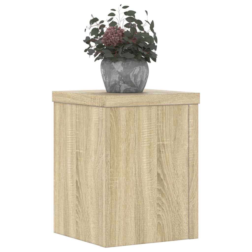 Vidaxx Pflanzenständer 2 Stück 15x15x20 cm Holzwerkstoff Sonoma-Eiche