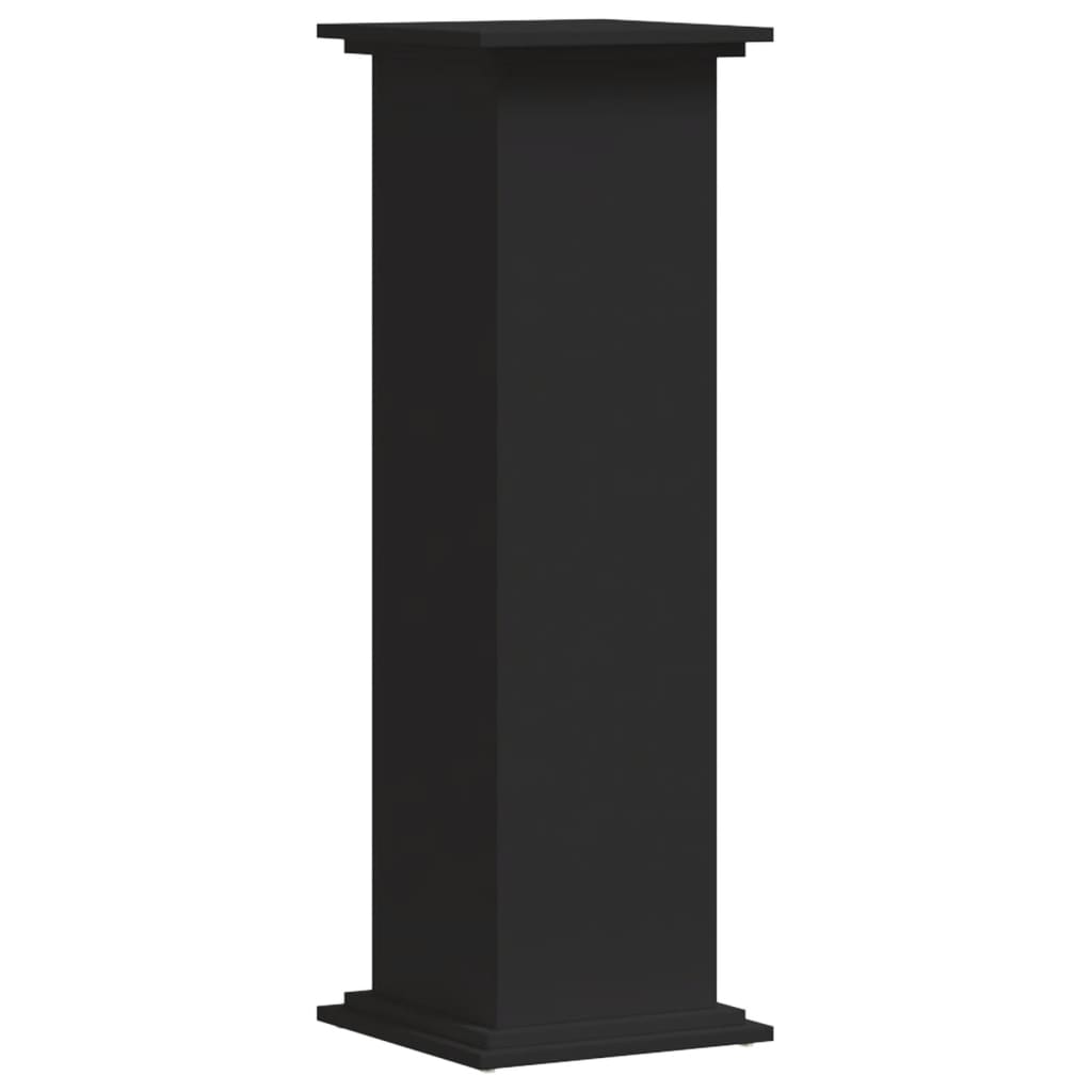 VidaXL Pflanzenständer 33x33x100 cm verarbeitetes Holz schwarz