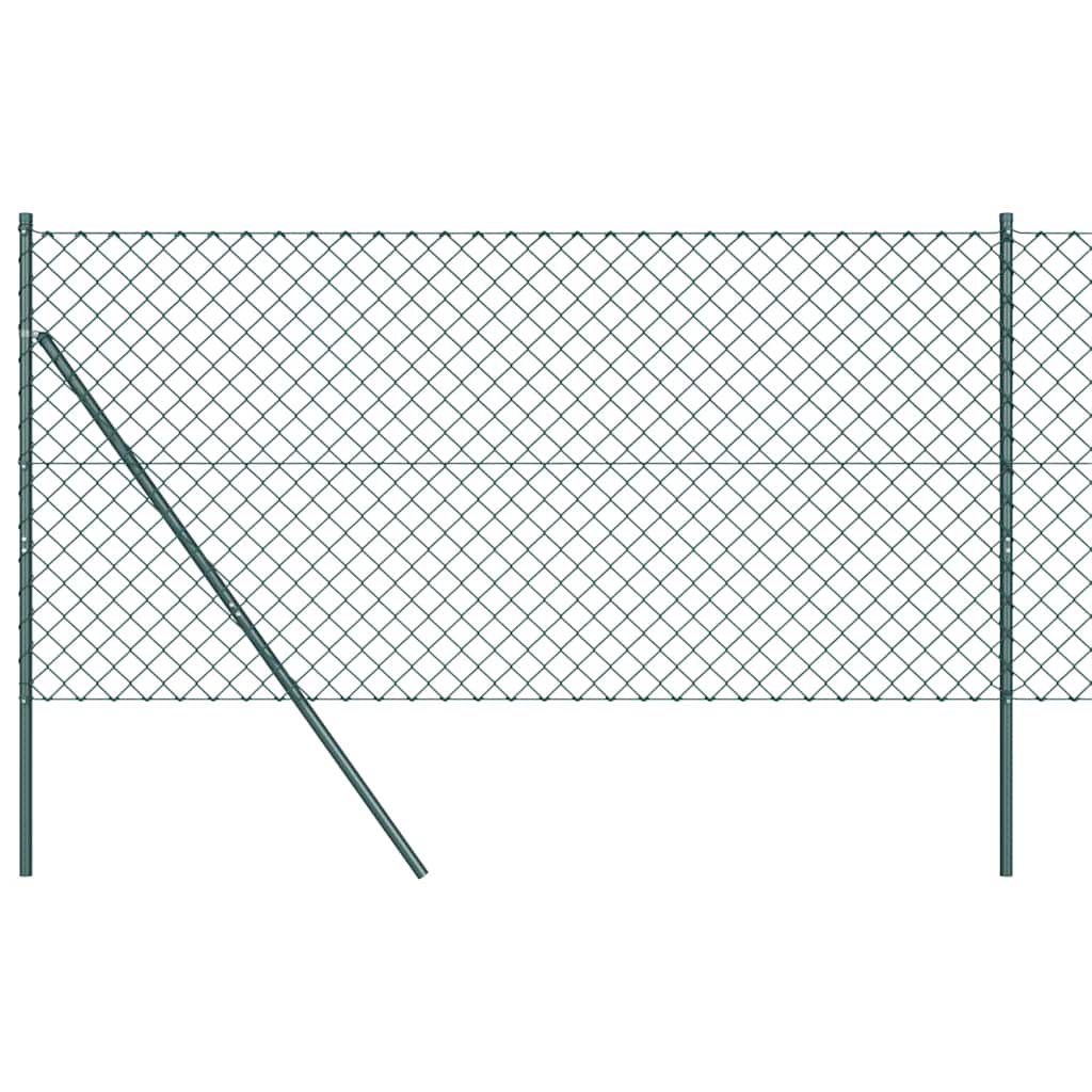 Vidaxl Zaunpfahl grün 10 x 1,5 m (60 x 60 mm Maschenweite)