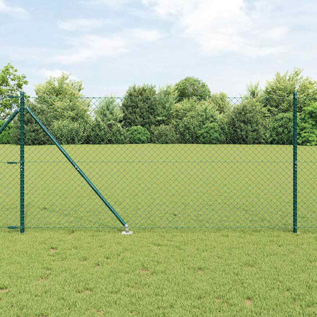 Vidaxl Zaunpfahl grün 10 x 1,2 m (40 x 40 mm Maschenweite)