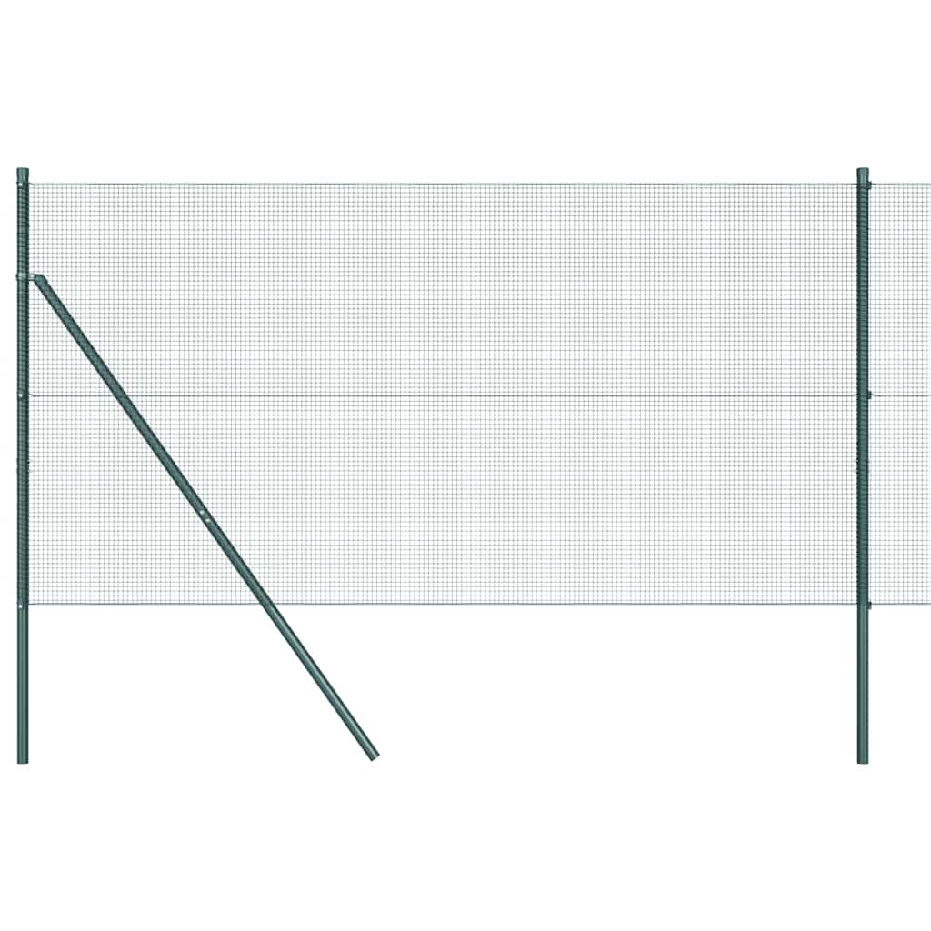 Vidaxl afrasteringspaal groen 10 x 1,4 m (12 x 12 mm gaas)