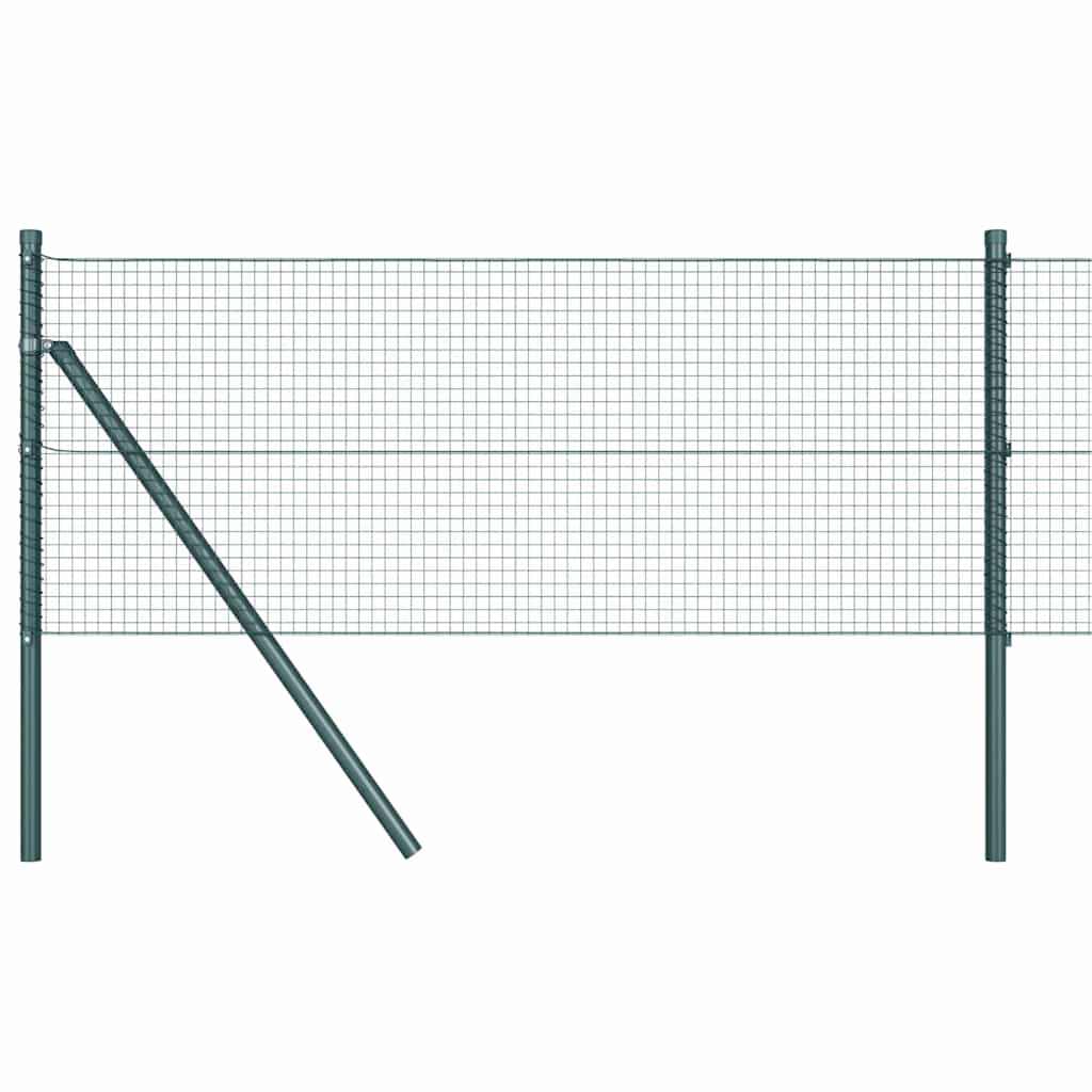 Vidaxl afrasteringspaal groen 25 x 0,6 m (19 x 19 mm gaas)