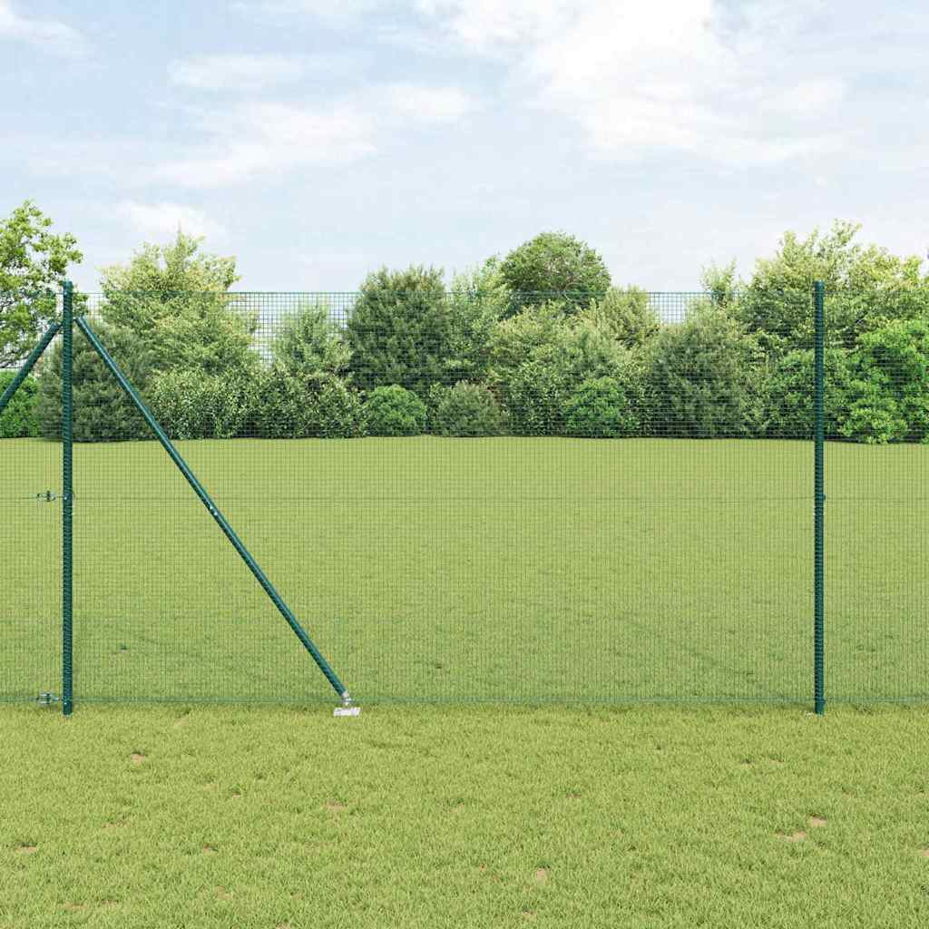 Vidaxl afrasteringspaal groen 10 x 1,5 m (16 x 16 mm gaas)