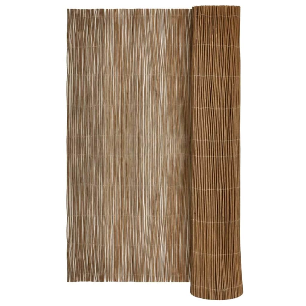 Vidaxl wilgen schutting naturel 180 x 500 cm wilg