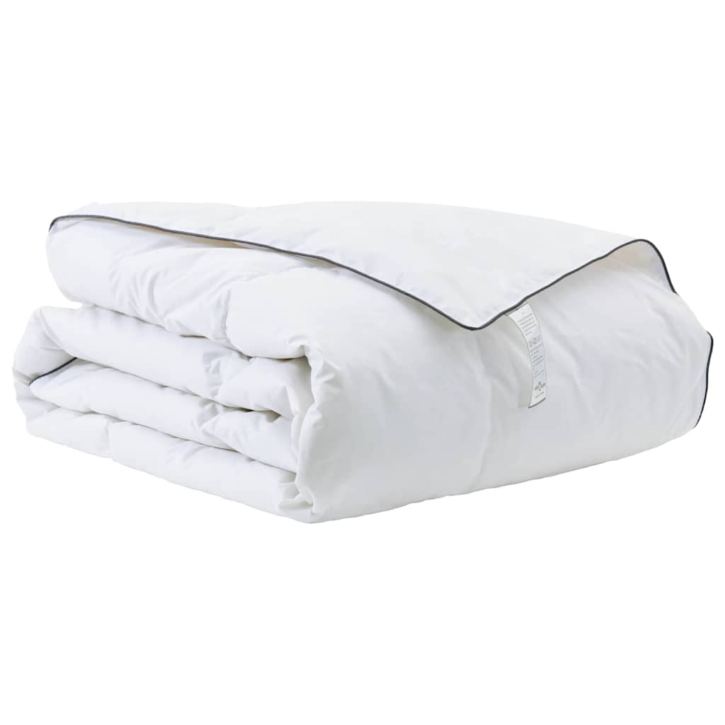 Vidaxl winter dekbed wit 155 x 200 cm veren