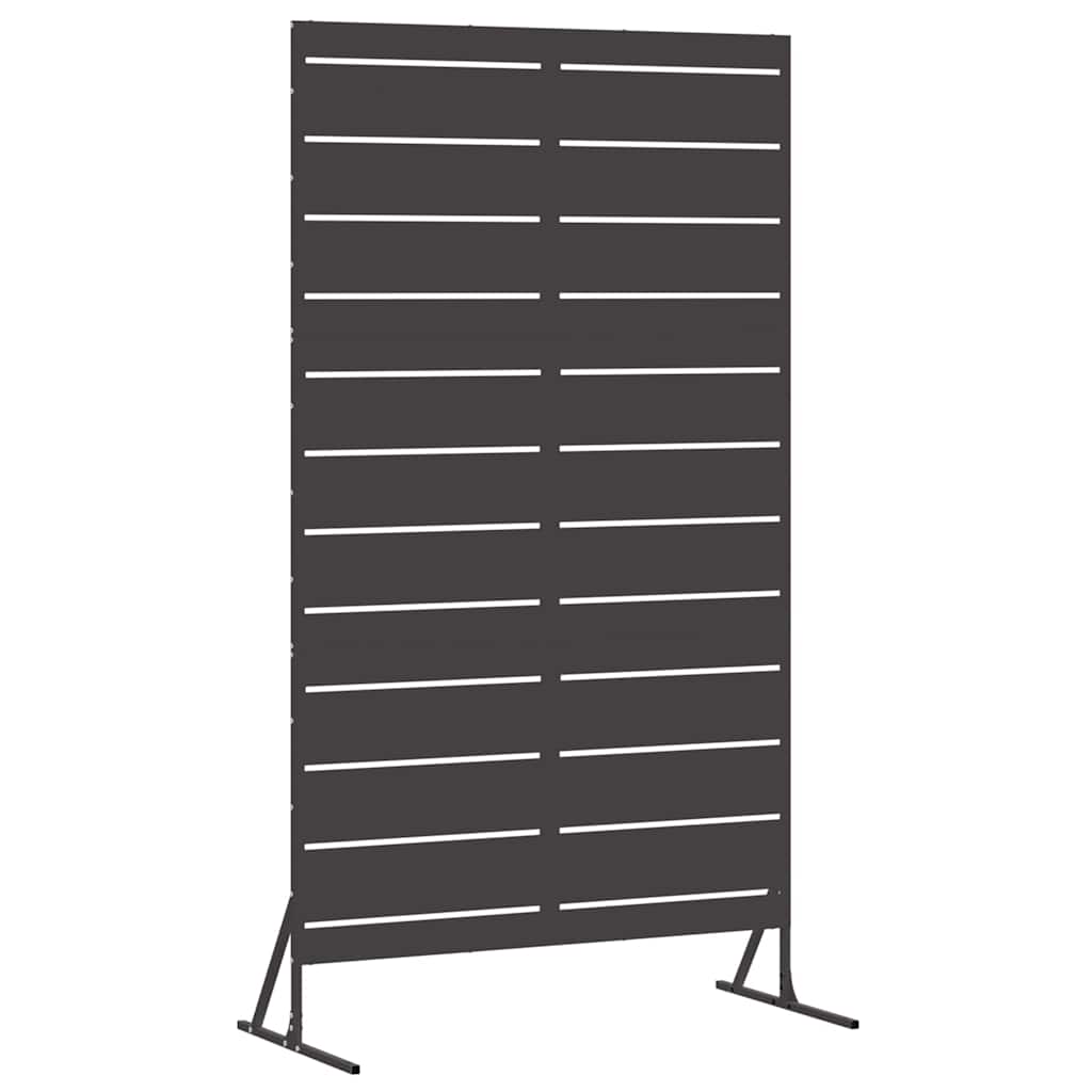 Vidaxl privacyscherm zwart 100 x 50 x 180 cm staal