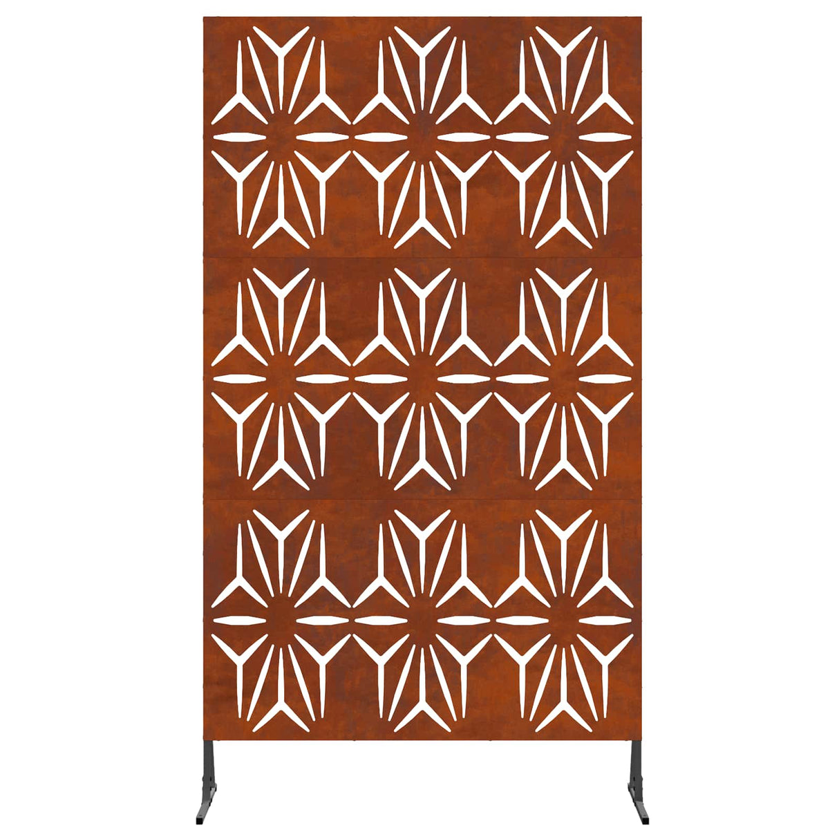 Vidaxl privacyscherm grijs 100 x 50 x 180 cm cortenstaal