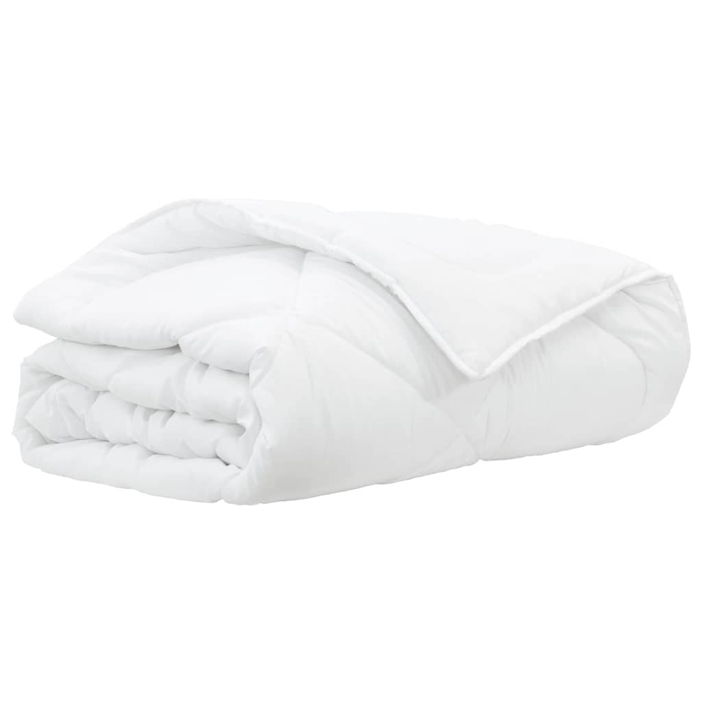 Vidaxl dekbed wit 240 x 200 x 5 cm polyester