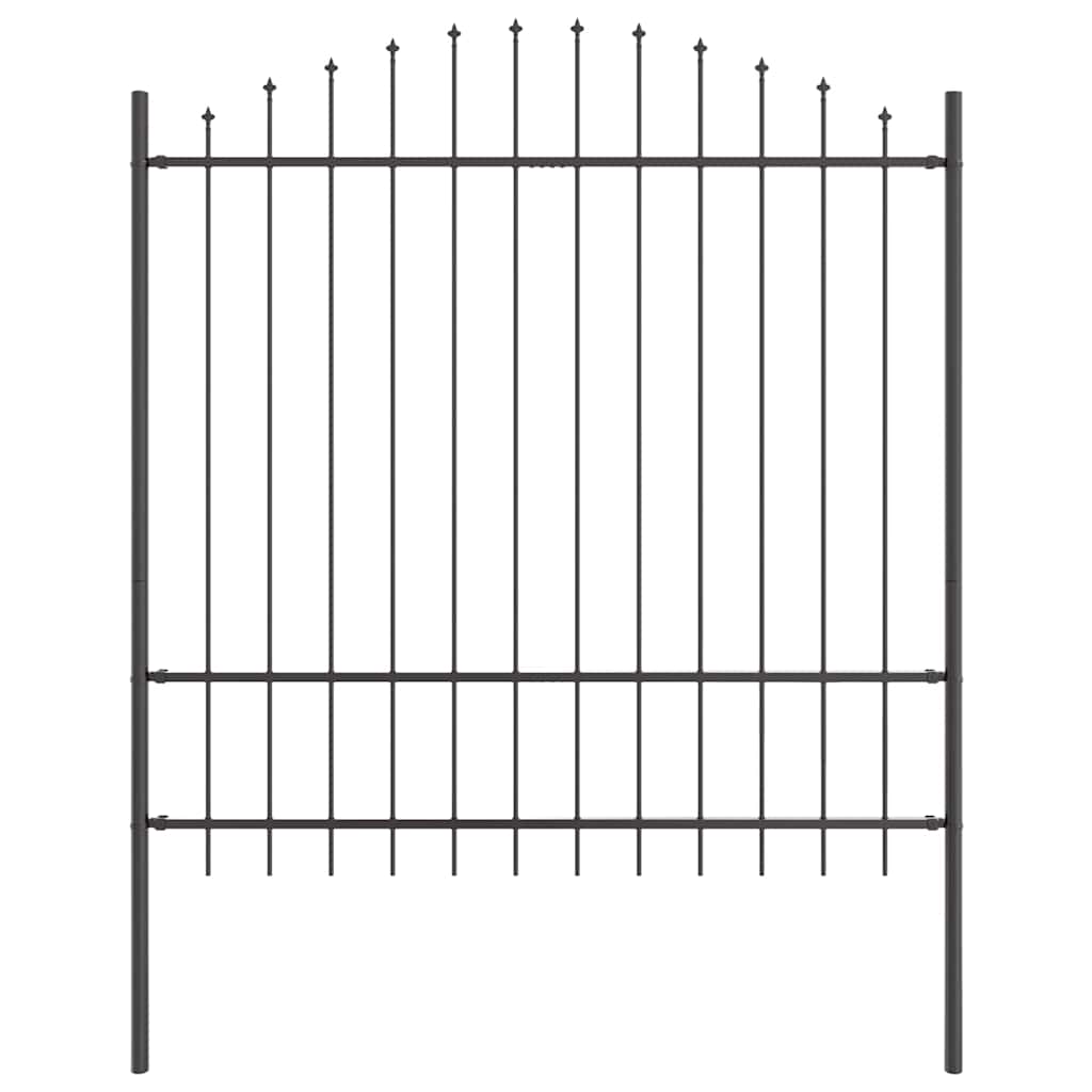 Vidaxl tuinhek grijs 170 x 215 cm gepoedercoat staal