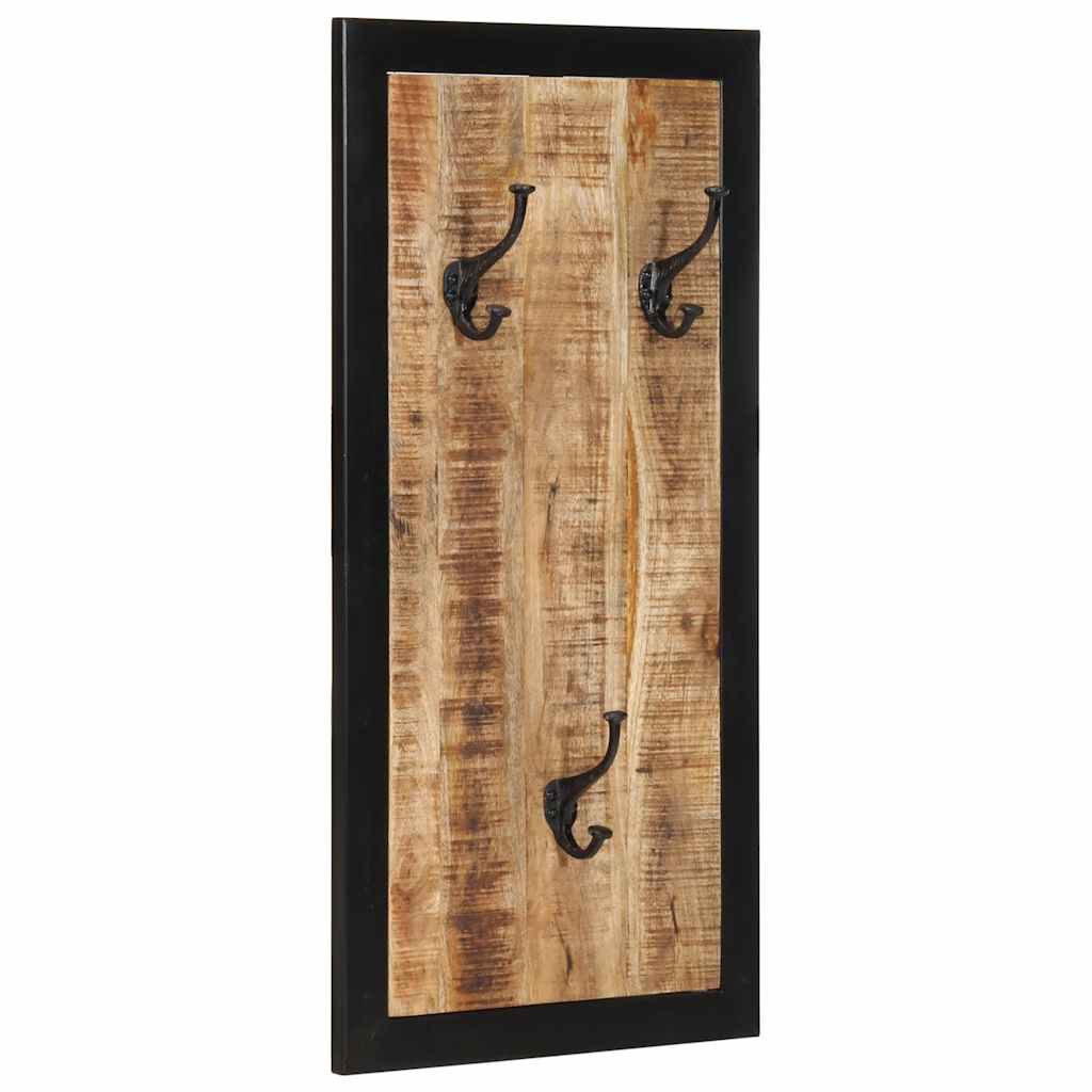 Vidaxx Garderobenständer 40x2x80 cm aus massivem, rauem Mangoholz