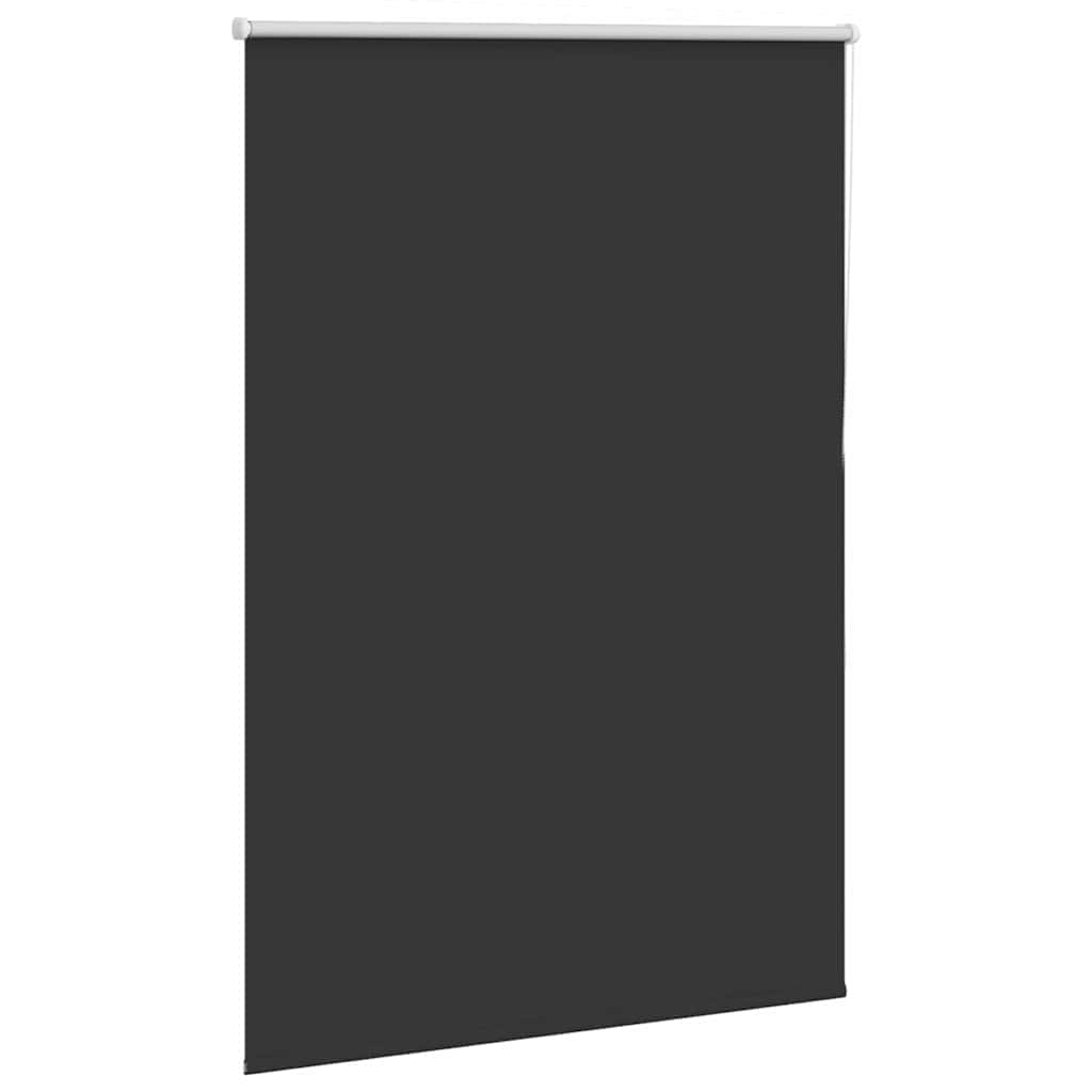 Vidaxl rolgordijn verduisterend 110x130 cm stofbreedte 105,7 cm zwart