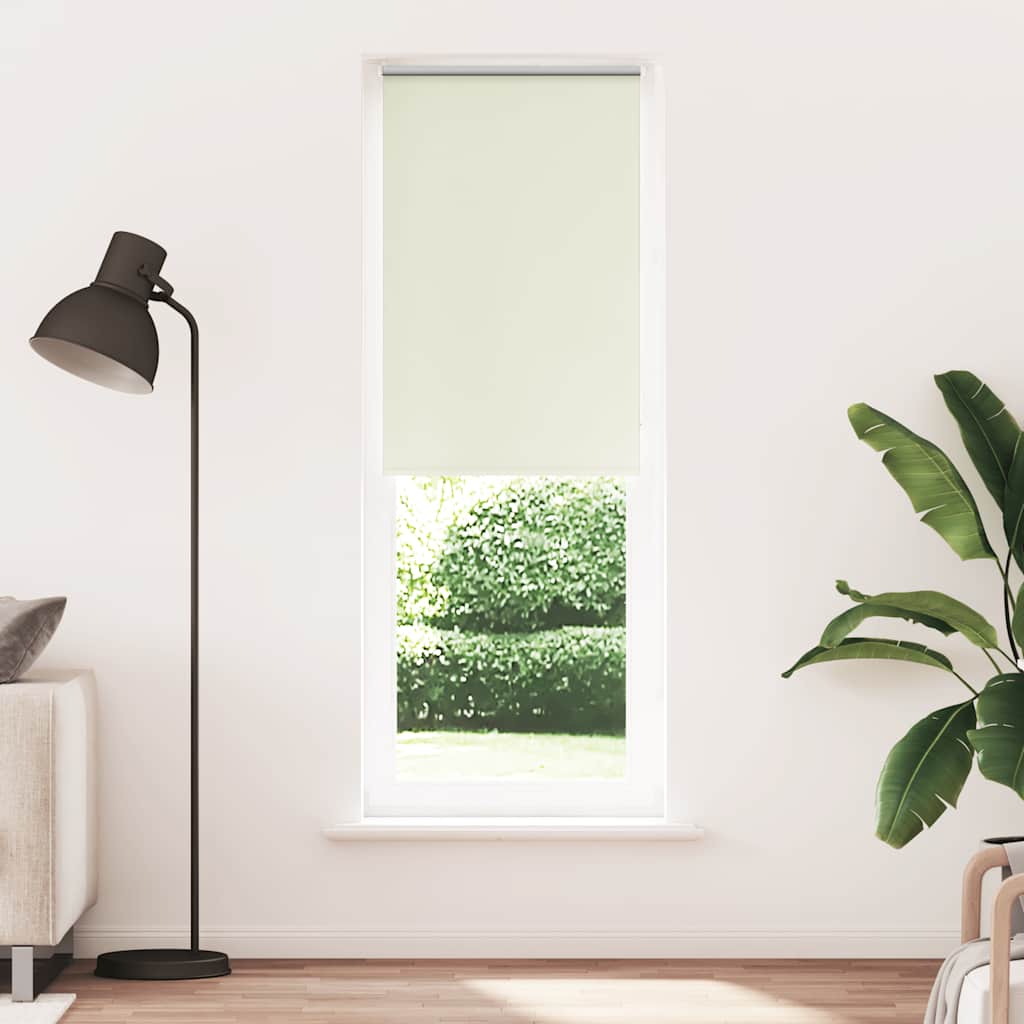 Vidaxx Verdunkelungsrollo Offwhite 85x210 cm Stoffbreite