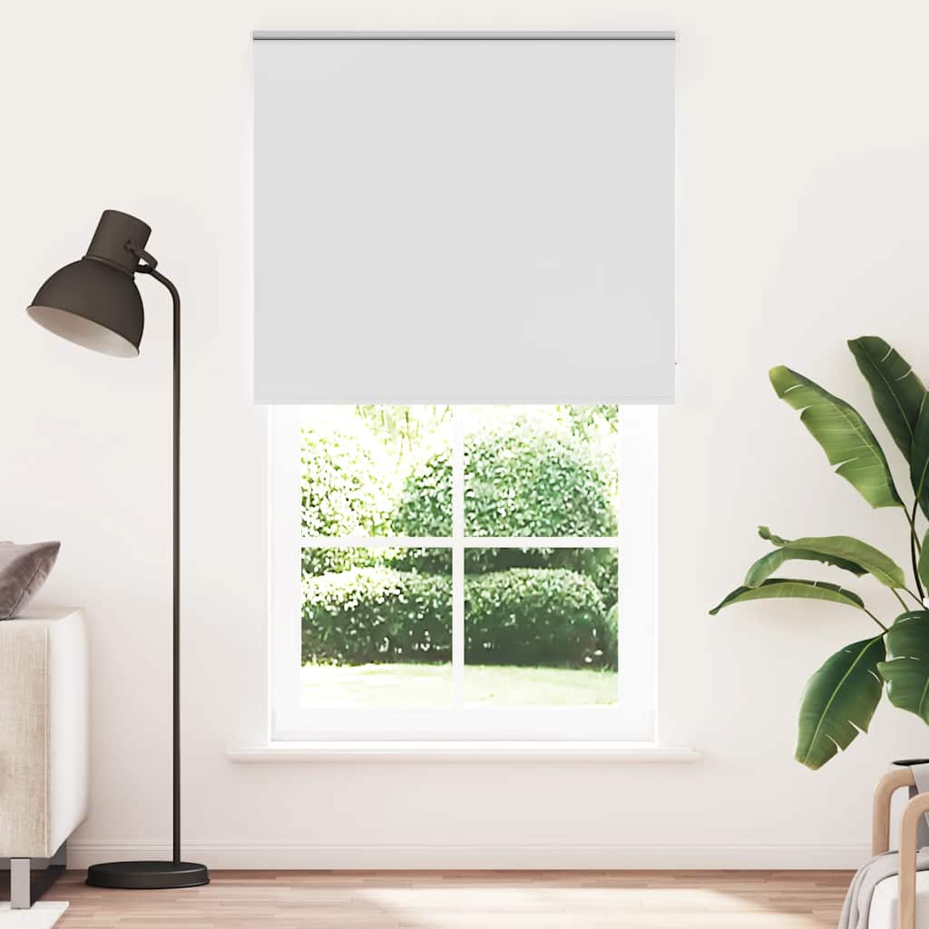 Vidaxx Verdunkelungsrollo 130x230 cm Stoffbreite 126,6 cm weiß