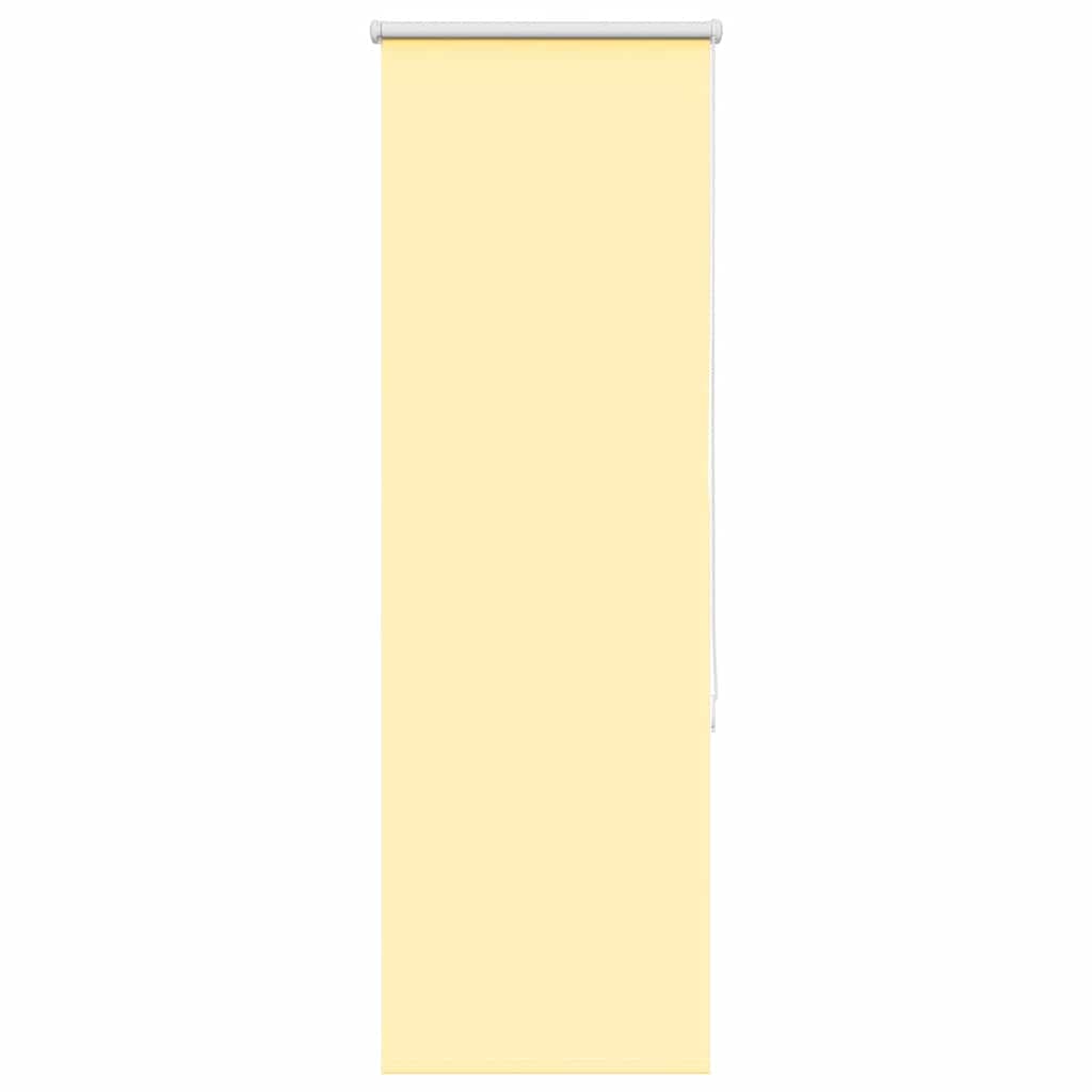 VidaXL Rollo 40x130 cm Stoff Verdunkelung gelb Stoffbreite 35,7cm