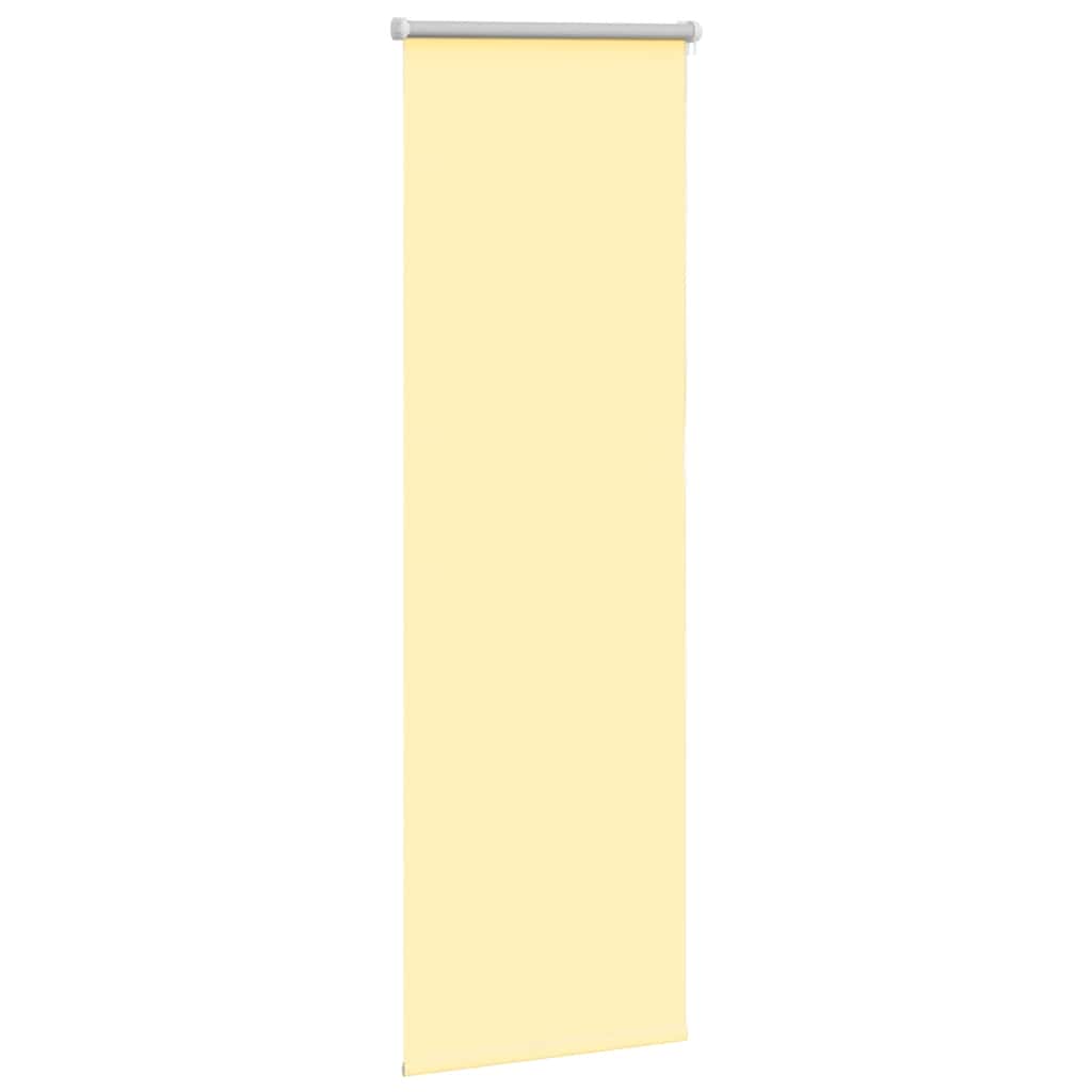 Vidaxxl Rollo 55x150 cm Verdunkelungsstoff Breite 50,7 cm Gelb