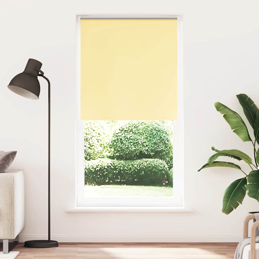 Vidaxx Verdunkelungsrollo 105x230 cm Stoffbreite 100,7 cm Gelb