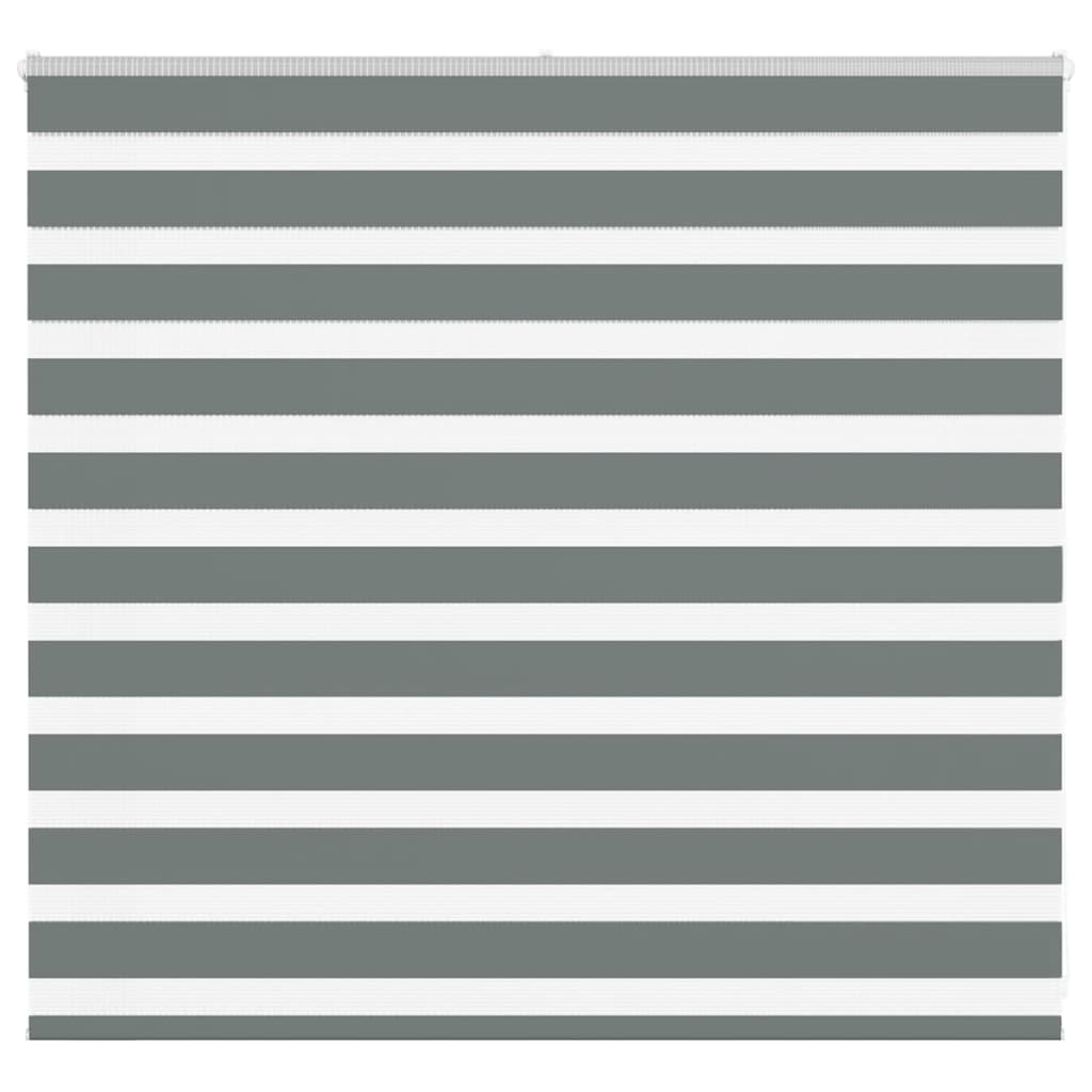 Vidaxx Zebra-Rollo 160x100 cm Stoffbreite 155,9 cm Dunkelgrau