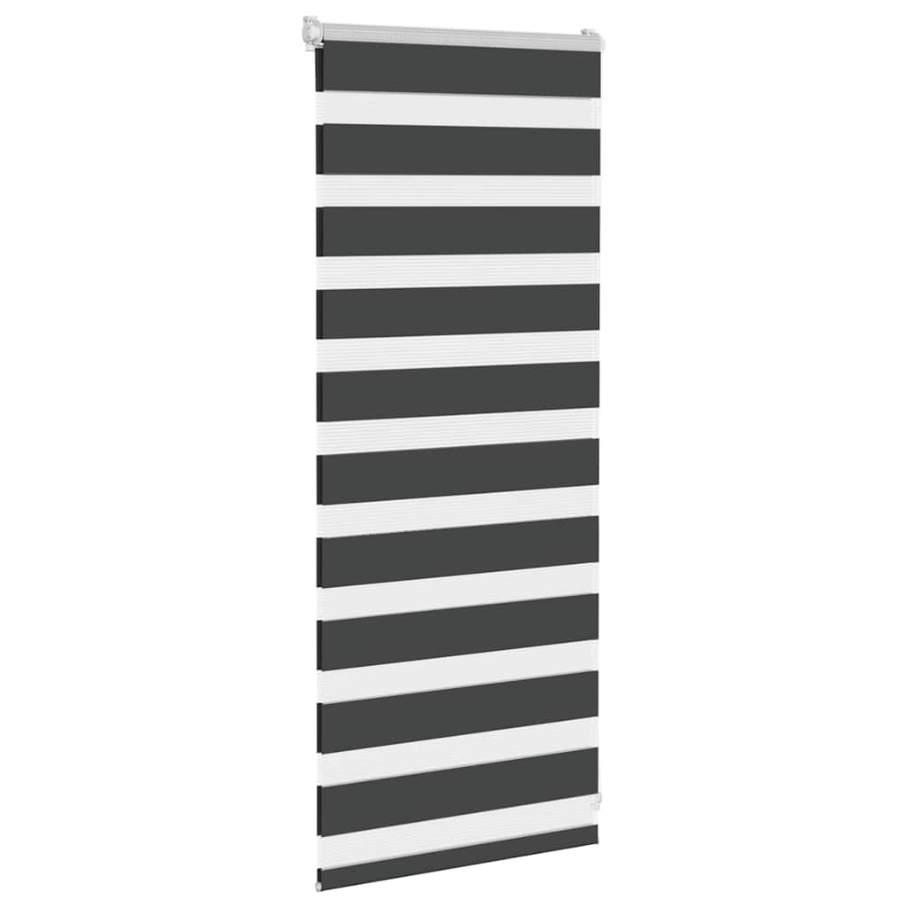 VidaXL Zebra-Rollo 60x100 cm Stoffbreite Schwarz 55,9 cm
