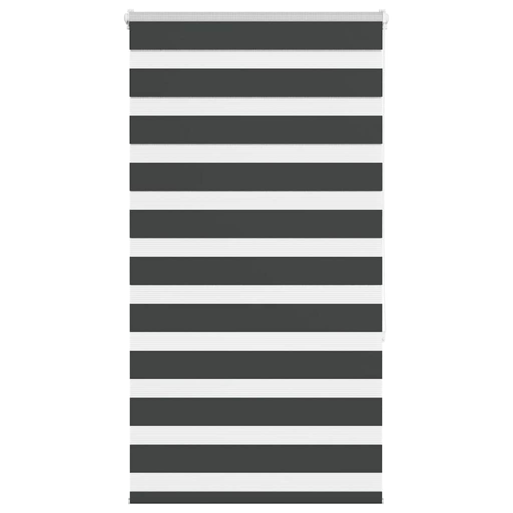 Vidaxx Zebra-Rollo 75x150 cm Stoffbreite 70,9 cm schwarz