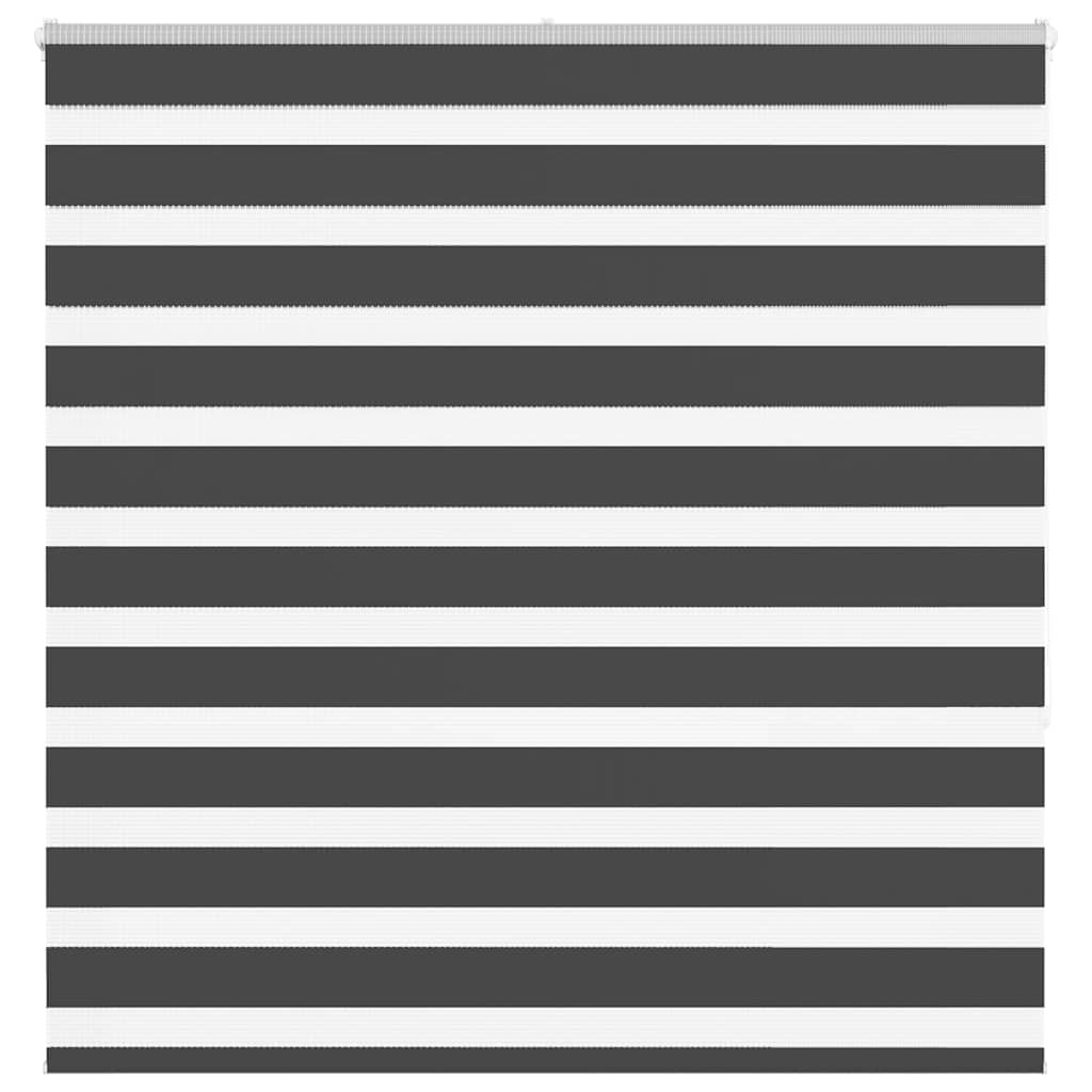 VidaXL Zebra-Rollo 140x150 cm Stoffbreite 135,9 cm Schwarz