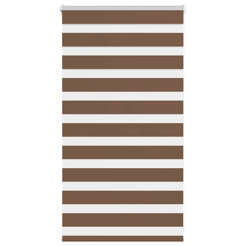 Vidaxx Zebra-Rollo 80x100 cm Stoffbreite 75,9 cm Polyester braun