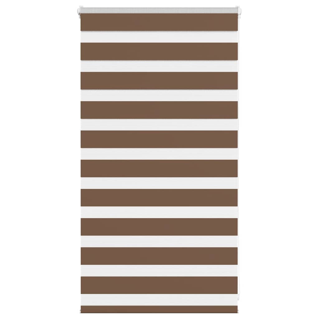 Vidaxx Zebra-Rollo 85x100 cm Stoffbreite 80,9 cm Polyester braun