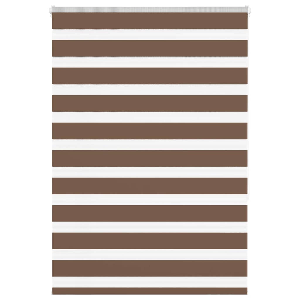 Vidaxx Zebra-Rollo 95x150 cm Stoffbreite 90,9 cm Polyester braun