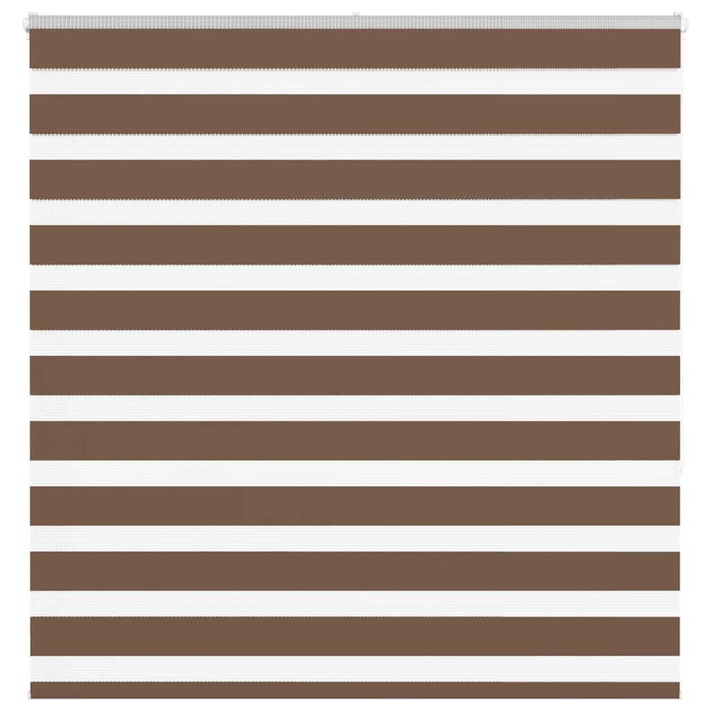 VidaXL Zebra-Rollo 145x150 cm Stoffbreite 140,9 cm Polyester braun