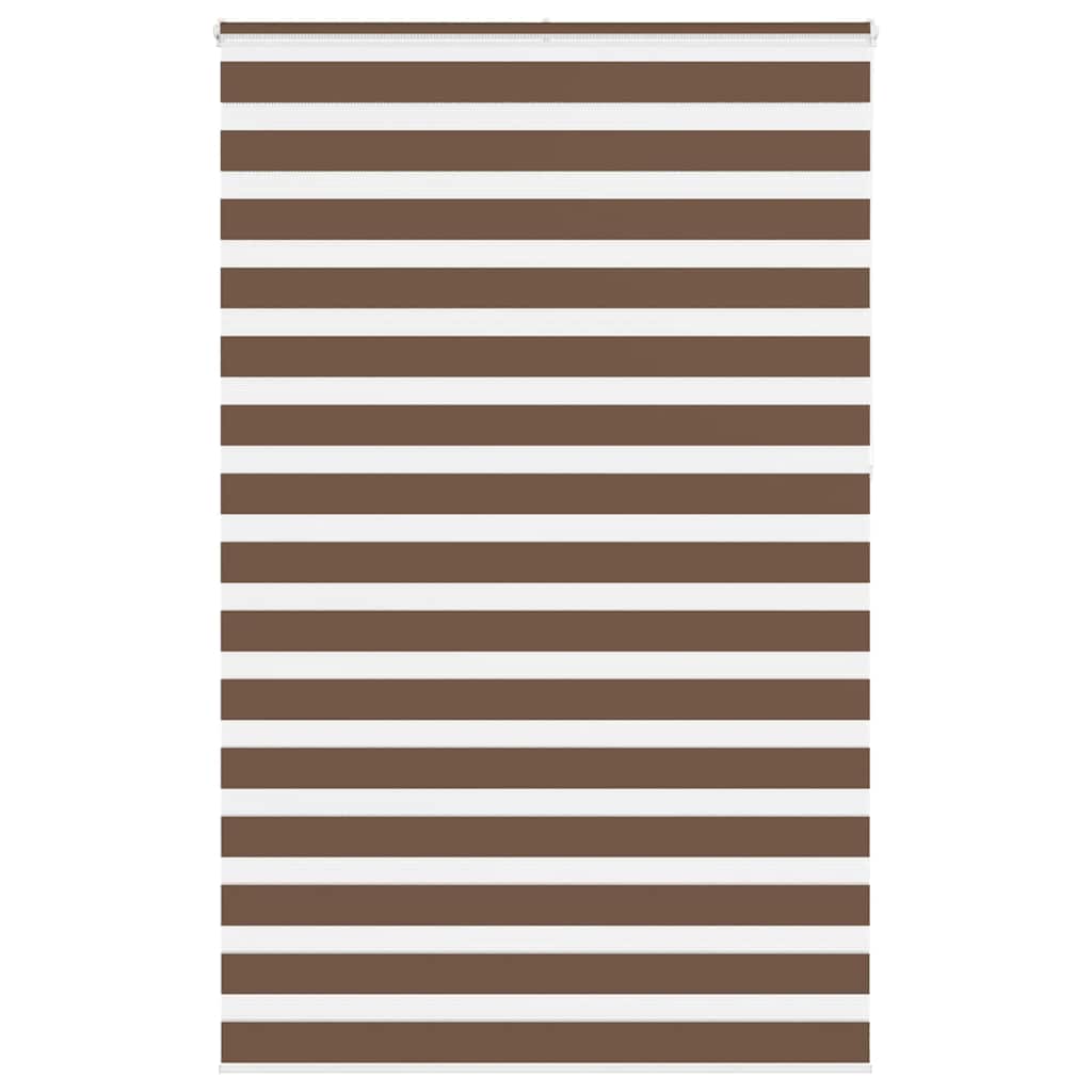 VidaXL Zebra-Rollo 150x230 cm Stoffbreite 145,9 cm Polyester braun