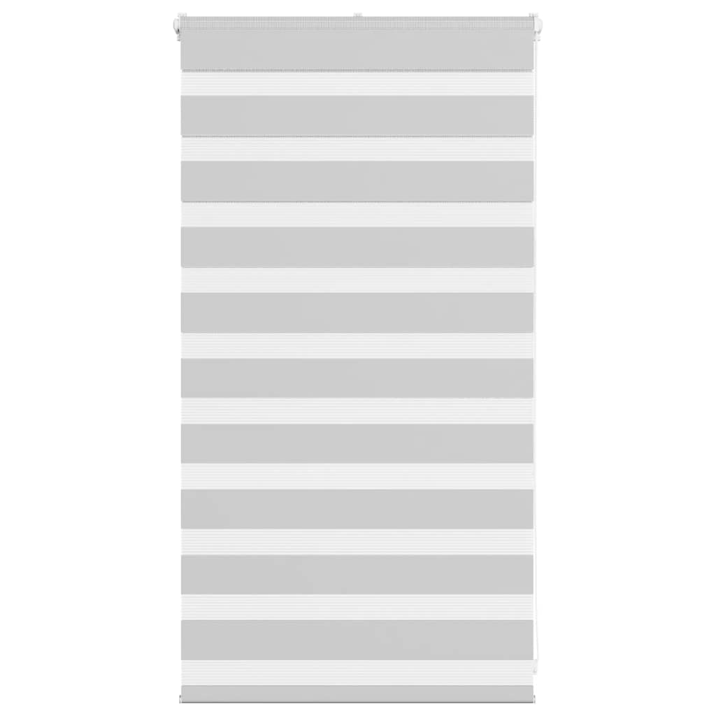 VidaXL Zebra-Rollo 80x100 cm Stoffbreite 75,9 cm Hellgrau