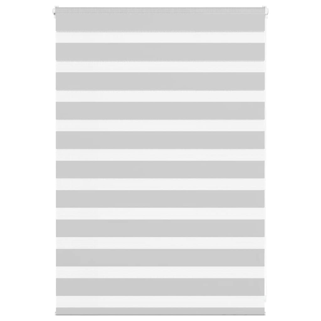 VidaXL Zebra-Rollo 105x100 cm Stoffbreite 100,9 cm Hellgrau