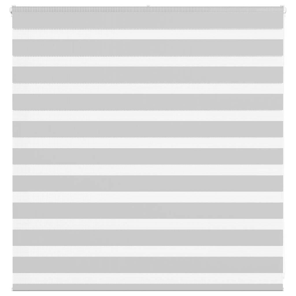 VidaXL Zebra-Rollo 140x100 cm Stoffbreite 135,9 cm Hellgrau