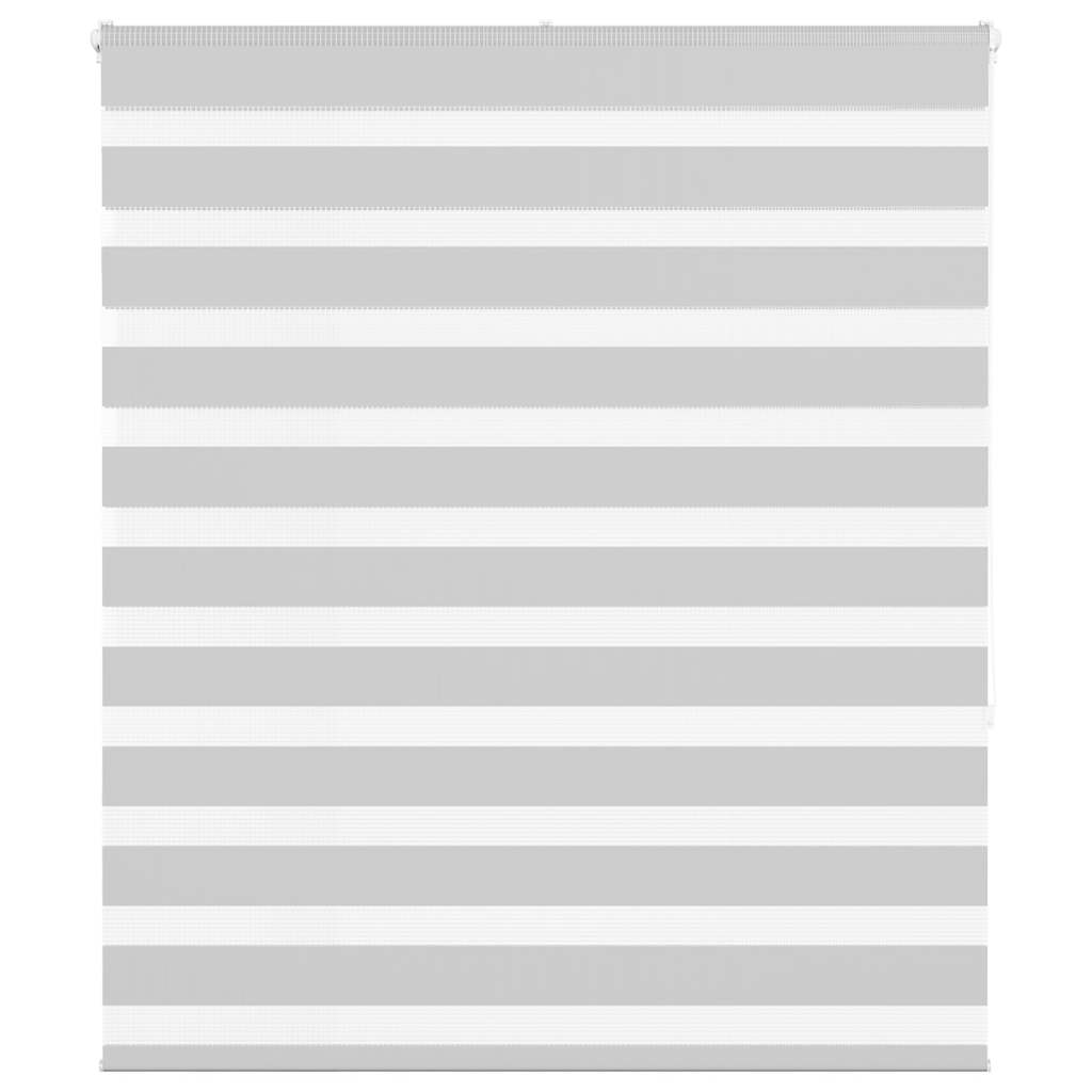 VidaXL Zebra-Rollo 120x150 cm Stoffbreite 115,9 cm Hellgrau